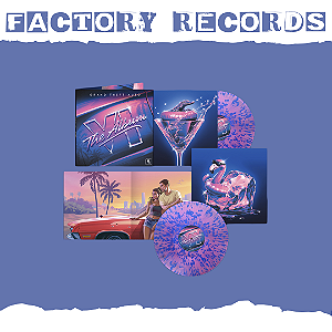 Grand Theft Auto VI: The Album (Transparent Magenta with Blue Splatter) - LP