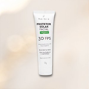 Protetor Solar Facial Peles Mistas e Secas (FPS 30) 50g - Herbia