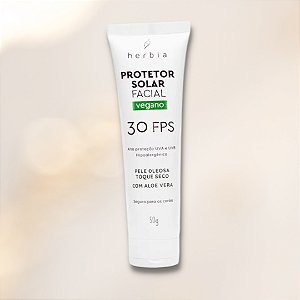 Protetor Solar Facial Pele Oleosa (FPS 30) 50g - Herbia