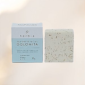 Sabonete Facial Esfoliante Dolomita 50g - Herbia
