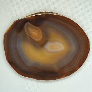 APOIADOR DE VELAS ÁGATA TERRACOTA