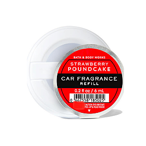 Strawberry Pound Cake Car Fragrance Refill 6ml Bath and Body Works