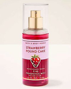 Strawberry Pound Cake Travel Size- Fine Fragrance Mist 75ml - Bath and Body Works