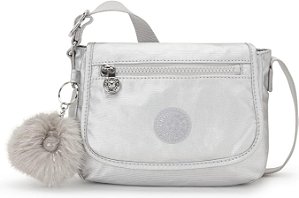 Bolsa Kipling Crossbody  Sabian - Lilás  Metalizada