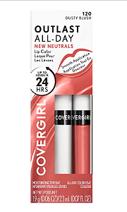 CoverGirl Outlast All Day Lip Color with Top Coat, Dusty Blush