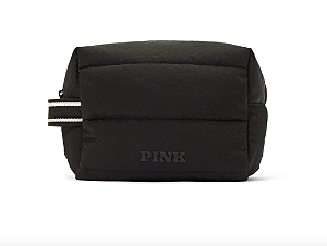 Necessaire QUILTED PUFFER TOILETRY BAG PINK