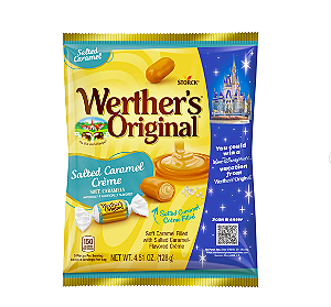 Caramelos macios com creme de caramelo salgado original da Werther