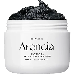 Arencia Black Tea Rice Mochi Cleanser 120g