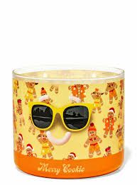 Vela 3 pavios Merry Cookie Bath & Body Works