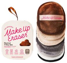 Kit Toalhas demaquilantes Make Up Eraser Neutral 7 days Set