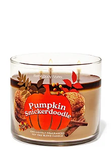 Vela 3 Pavios Pumpkin Snickerdoodle - Bath and Body Works
