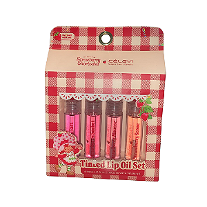 Conjunto de Lip Oil Moranguinho com 4 - Célavi