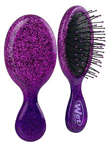 Mini escova desembaraçadora de cabelo Wet Brush, edição limitada Champagne Toast, roxo Prosecco