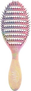 Escova de cabelo Wet Brush Speed Dry Stripes, oval Tie dye