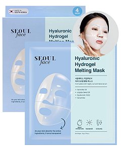Máscara facial noturna coreana com ceramida - Hidratação profunda, minimização de poros para uma pele radiante