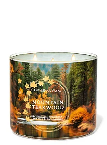 Vela 3 Pavios Mountain Teakwood - Bath and Body Works