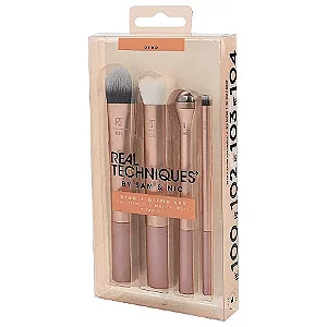 Kit de Pincéis Real Techniques Prep + Prime (4 Produtos)