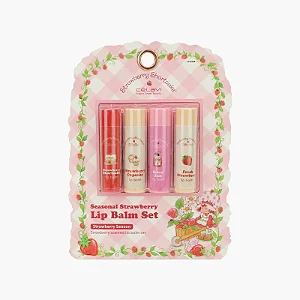 Conjunto de Lip Balm season Com 4 Moranguinho - Célavi