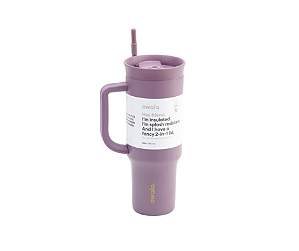 Copo Owala Tumbler Stainless Steel Termica - 1,185Ml | Inox/ Lilás