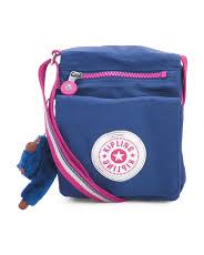 Bolsa Azul Kipling Pequena Lisa Azul-escuro