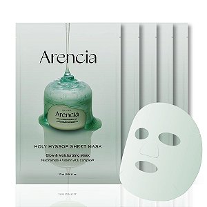 Máscara Facial Iluminadora Arencia Hyssop, (UNIDADE)