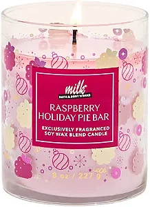 Raspberry Holiday Pie Bar Vela 1 Pavio - Bath and Body works