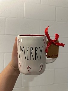 Caneca de Cerâmica Merry Natal