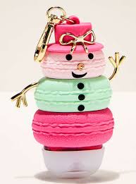 Porta Alcool Gel Macaron Snowman - Bath and Body Works