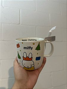 Caneca de Cerâmica Miffy Feliz Natal