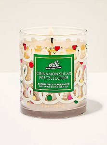 Vela de 1 Pavio Cinnamon Sugar Pretzel Cookie - Bath and Body Works