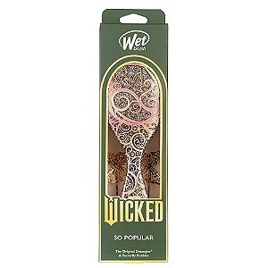 Kit desembaraçante Wet Brush Wicked Glinda (Escova Original + Bobes Borboleta)