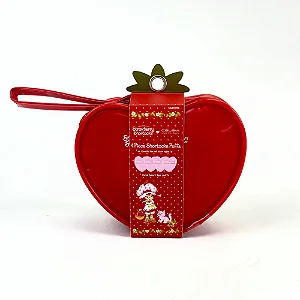 Bolsa em formato de coração +Kit Esponjas de moranguinho