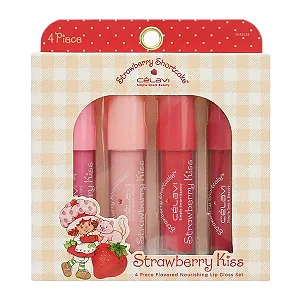 Conjunto de Glossl Kiss Moranguinho com 4 - Célavi