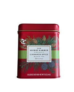 Chá Cinnamon Spice com 50 Sachês The Secret Garden