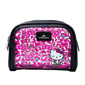 Necessaire de cosméticos Hello Kitty® com zíper duplo - Impressions
