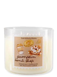 Vela 3 Pavios Pumpkin Donut Shop Bath and Body Works