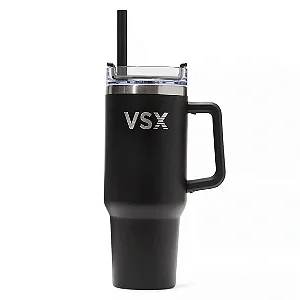 Garrafa de água metálica VSX Preta 1200ml - Victória's Secret