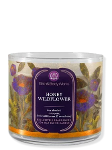 Honey WildFlower 3-Wick Candle - Bath and Body Works