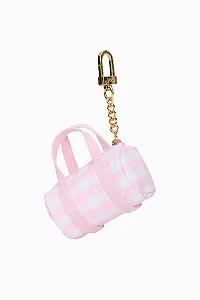 Chaveiro Mini Duffle PINK x LoveShackFancy  - Victória's Secret