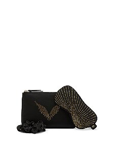 Conjunto de acessórios Victoria's Secret Backstage de 3 peças com acabamento acetinado