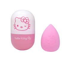 Estojo para esponja de maquiagem e conjunto de esponja Hello Kitty