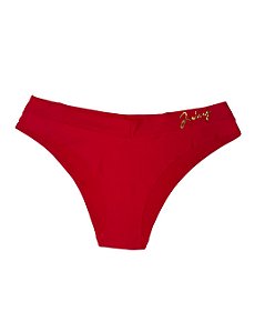 Calcinha Juicy Couture sem costura Cor Vermelha - Tam: G