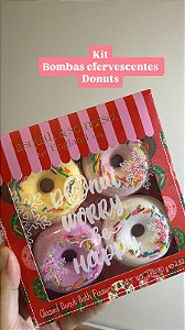 Bomba Efervescente Para Banheira Donut com 4 unidades