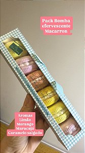 Bomba Efervescente Para Banheira Patisserie Macaron (UNIDADE)