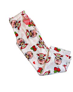 Calça de Dormir Peluciada Moranguinho