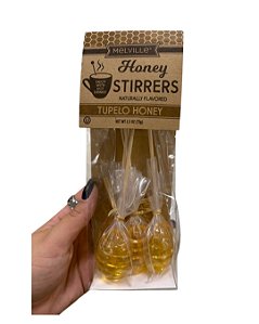 Colheres de mel de tupelo MelVille com 5 unidades