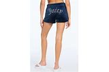 Shorts de dormir Juicy Couture Preto