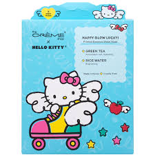 Máscara facial Happy Glow Lucky da The Creme Shop X Hello Kitty (UNIDADE)