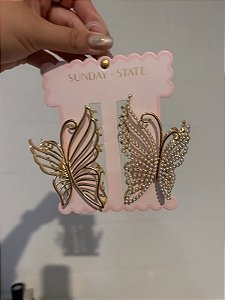 Pregadeiras Piper - K Borboleta com 2 unidades