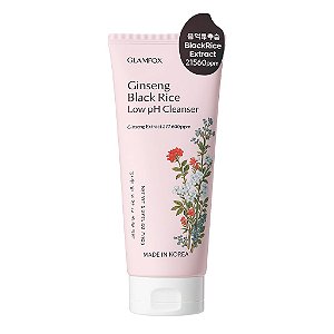 Gel de Limpeza Facial Suave Glamfox com Ginseng e Arroz Preto - 229ML